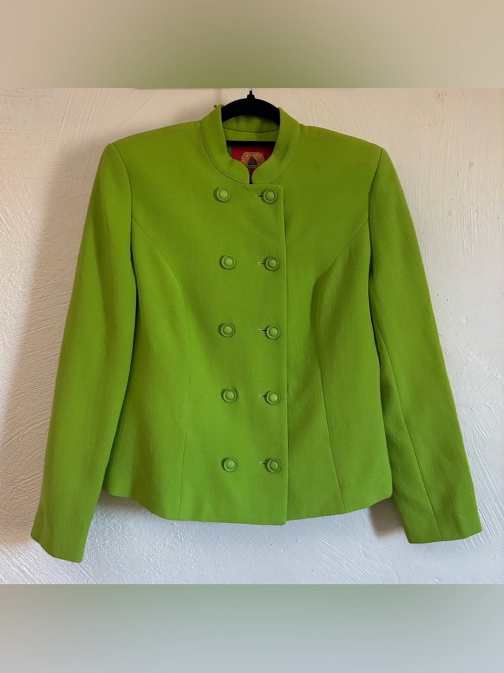 Vintage Shanghai Tang Double-Breasted Wool Jacket